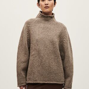 Babaà jumper no81 dark mist Women's Brown Sweater NWOT